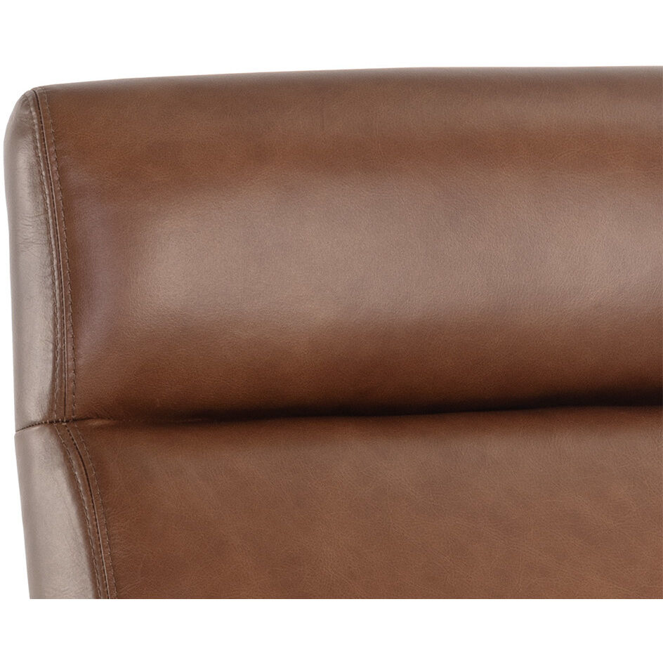 Collin Brown / Shalimar Tobacco Leather Office Chair